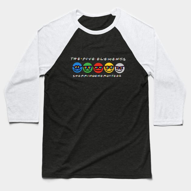 The Five Elements Baseball T-Shirt by SherringenergyTeez